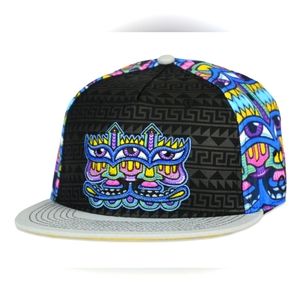 Chris Dyer Harmoneyes Blue Pattern Fitted Hat 7¼ (Secret Pocket) Grassroots